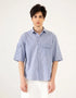 STRIPED PATCH POCKET SHIRT